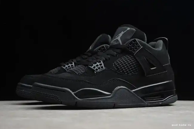80% Off Sale Air 4 Cat CU1110-010 Black (2020) Jordan 0626